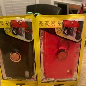 2 brand new IPhone XR , black and red.